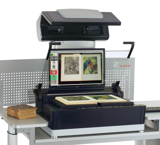 OS 16000 - Zeutschel - A2 Format book scanners - Spigraph International